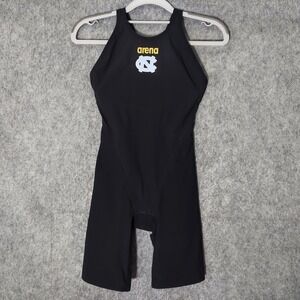 Arena‎ Powerskin Carbon Glide Black Kneeskin Closed Back Tech Suit Size 26